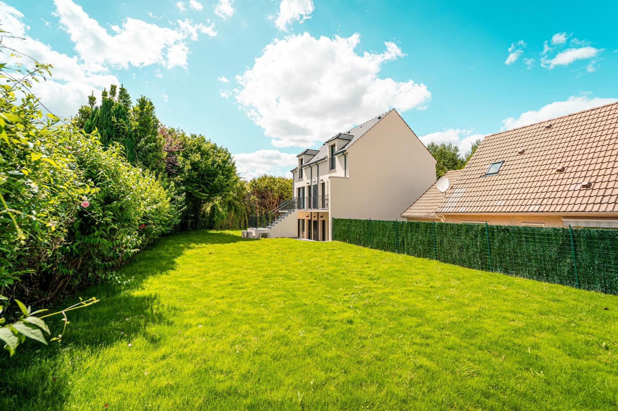 Le Cool Plex Duplex Avec Jardin, Disney 10Mn Esbly Esterno foto